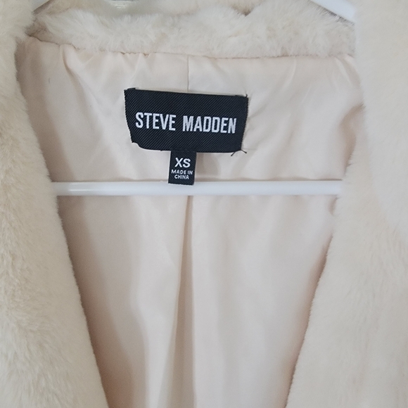 Steve Madden Off-White Teddy Jacket - Picture 2 of 3